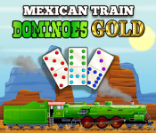 Mexican Train Dominoes Gold