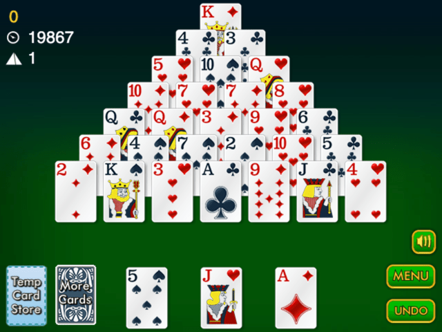 Pyramid Solitaire - Play Online on 