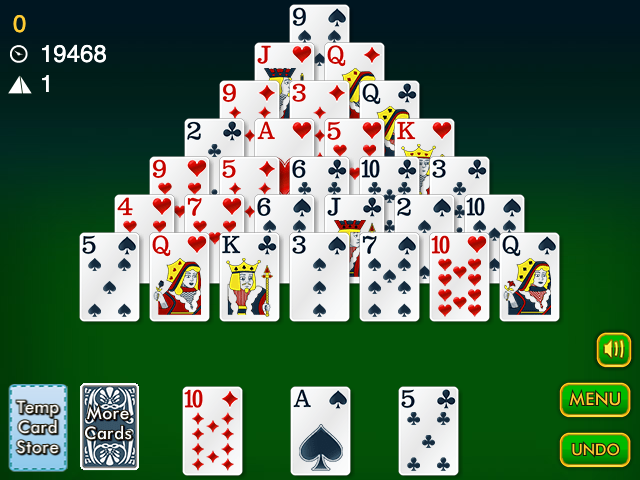 online pyramid solitaire